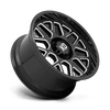 Grenade II - 20in, Cast Aluminum, Gloss Black Milled, 20X10, 8X6.5, -18mm, 885463802367, SAEJ2530 JWL-T VIA, 885463802367