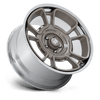 Flagstaff - 22in, Fusion Forged, Pewter W/ Chrome Lip, 22X9, 5X5.0, 0mm, 194933426331, SAEJ2530, 194933426331
