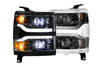 Headlight - XB LED: Chevrolet Silverado 1500 (14-15 / Set) - 840203399057