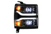 Headlight - XB LED: Chevrolet Silverado 1500 (14-15 / Set) - 840203399057