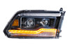 Headlight - XB LED: Dodge Ram (09-18 / Amber DRL / Set) - 840203397220