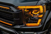 Headlight - XB LED: Ford F-150 (21-23 / Amber DRL / Set) - 840203394366