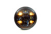Headlight - Sealed Beam: Sealed7 2.0 (Black) (7in Round) - 840203362334