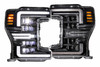 Headlight - XB LED: Ford Super Duty (17-19 / White DRL / Set) - 840203395394