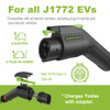 EVMaster Level 2 EV Charger, 32A 240V AC EVSE Wallbox with 18 ft Cable, SAE J1772 Connector, Portable Charging Station for Indoor and Outdoor Use