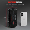 2000A Portable Car Jump Starter, 12V Lithium Battery Booster Pack with USB Ports and LED Light, Starts Up to 8.0L Gas or 6.5L Diesel Engines