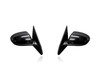 Door Mirror Compatible/Replacement for '12-13 Mazda Mazda3 I/Touring - Power, Non-Heated With Blindspot, Without Signal, Unpainted, Pair, Left Driver + Right Passenger Set, BGV86912ZF, BGV86918ZF