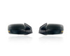 Door Mirror Compatible/Replacement for '23-26 Honda Pilot EXL/Touring - Signal, Manual-Folding Without Puddle/Camera, Unpainted, Pair, Left Driver + Right Passenger Set, 76208T90A21, 76258T90A21