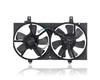 Dual Radiator and Condenser Fan Assembly For NI3115123 02-06 Nissan Sentra 1.8L With A/C