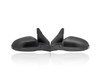Door Mirror Compatible/Replacement for '22-23 Hyundai Kona Essential - Power, Heated With Signal, Manual-Folding Black, Pair, Left Driver + Right Passenger Set, 87620J9670MZH, 87610J9690MZH