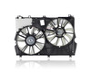 Dual Radiator and Condenser Fan Assembly Fit/For 167110P330 16-22 Lexus RX350 Canada-Build Without Tow Package - WithoutTransmission Oil Cooler