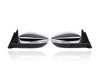 Door Mirror Compatible/Replacement for '12-19 Volkswagen Beetle - Power, Heated With Signal, Without Blindspot, Chrome, Pair, Left Driver + Right Passenger Set, 5C5857508B9B9, 5C5857507B9B9