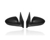 Door Mirror Compatible/Replacement for '20-22 Hyundai Ioniq Hybrid Essential, 18-22 Plug-In - Power, Heated Manual-Folding, Unpainted, Pair, Left Driver + Right Passenger Set, 87620G2360, 87610G2380