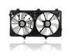 Dual Radiator and Condenser Fan Assembly For LX3115112 07-12 Lexus ES350 Without Towing Package