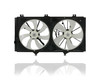 Dual Radiator and Condenser Fan Assembly For LX3115112 07-12 Lexus ES350 Without Towing Package
