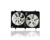 Dual Radiator and Condenser Fan Assembly For TO3115168 10-15 Lexus RX 350 Canada/Japan-BUILD With Tow Package, 11-16 Toyota Sienna 3.5L, 11-13 Sienna 2.7L - Without Fan Control Module