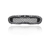 Grille -  Compatible/Replacement for '20-22 Kia Sportage LX/EX - Upper Chrome Trim Black Frame Glossy Black Mesh Without Sensor Hole, 86350D9610, CAPA