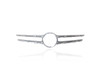 Grille Molding -  Compatible/Replacement for '15-18 Mercedes-Benz C300/350E/400/43/450/63 Sedan - Main Emblem Trim With Cruise Sensor/Camera, Silver, 20588807609982
