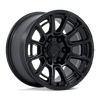 Foxhound - 17in, Cast Aluminum, Blackout, 17X9, 6X5.5, 1mm, 194933447923, SAEJ2530, 194933447923