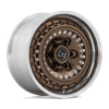 Bastion - 17in, Fusion Forged, Gloss Bronze Milled W/ Polishe, 17X8, 6X130, 32mm, 194933452088, SAEJ2530, 194933452088