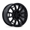 Foxhound - 20in, Cast Aluminum, Blackout, 20X9, 6X5.5, 1mm, 194933447817, SAEJ2530, 194933447817