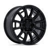 Foxhound - 20in, Cast Aluminum, Blackout, 20X9, 6X5.5, 1mm, 194933447817, SAEJ2530, 194933447817