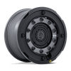 ARX - 17in, Cast Aluminum, Gun Black W/ Matte Black Ring, 17X8.5, 8X6.5, 0mm, 194933393541, SAE J2530 JWL VIA, 194933393541