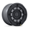 ARX - 17in, Cast Aluminum, Gun Black W/ Matte Black Ring, 17X8.5, 8X6.5, 0mm, 194933393541, SAE J2530 JWL VIA, 194933393541