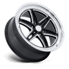 Groove 6 Drag - 17in, Flow Formed Aluminum, Gloss Black Milled W/ DC Lip, 17X10, 6X135, 38mm, 194933447145, SAEJ2530, 194933447145