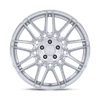 TDX - 19in, Flow Formed Aluminum, Silver W/ Machined Face, 19X10.5, 5X120, 35mm, 194933451821, SAEJ2530, 194933451821