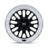 SCP - 19in, Flow Formed Aluminum, Gloss Black W/ Diamond Cut Lip, 19X9.5, 5X120, 22mm, 194933451364, SAEJ2530, 194933451364