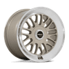 SCP - 18in, Flow Formed Aluminum, Matte Gold W/ Diamond Cut Lip, 18X8.5, 5X120, 35mm, 194933451289, SAEJ2530, 194933451289