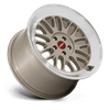SCP - 19in, Flow Formed Aluminum, Matte Gold W/ Diamond Cut Lip, 19X8.5, 5X112, 45mm, 194933451111, SAEJ2530, 194933451111