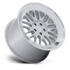 SCP - 18in, Flow Formed Aluminum, Gloss Silver W/ Diamond Cut Lip, 18X9.5, 5X100, 38mm, 194933450954, SAEJ2530, 194933450954