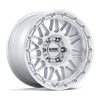 Attack - 18in, Cast Aluminum, Gloss Silver W/ Machined Face, 18X9, 6X135, 0mm, 194933456741, SAEJ2530, 194933456741