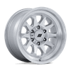 Beacon - 17in, Cast Aluminum, Gloss Silver W/ Machined Face, 17X8.5, 6X5.5, 0mm, 194933463220, SAE J2530 JWL VIA, 194933463220