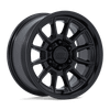Rattler - 17in, Cast Aluminum, Matte Black, 17X8.5, 6X135, 0mm, 194933446599, SAEJ2530, 194933446599