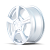 TR9 - 17in, Gloss Hyper Silver, 17X7, 5x127, 42mm, 729419057688, 729419057688