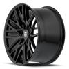 TR91 - 18in, Gloss Black, 18X8, 5x112, 35mm, 729419147341, 729419147341