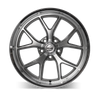661 - 18in, Gloss Grey With Diamond Cut Face And Lip, 18X8, 5x127, 0mm, 729419192259, 729419192259