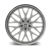 681 - 22in, Brushed With Polished Lip, 22X9, 5x127, 0mm, 729419192341, 729419192341