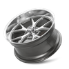 661 - 20in, Gloss Grey With Diamond Cut Face And Lip, 20X8.5, 5x120.65, 0mm, 729419192297, 729419192297