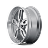 608 - 18in, Gloss Grey Milled, 18X8, 5x120.65, 0mm, 729419159283, 729419159283