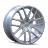 TR60 - 17in, Gloss Hyper Silver, 17X7.5, 5x108/5x114.3, 42mm, 729419107574, 729419107574