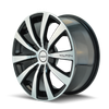 TR3 - 15in, Gloss Black Machined, 15X7, 5x100/5x114.3, 40mm, 729419036201, 729419036201