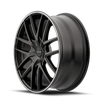 TR60 - 18in, Matte Black Machined, 18X8, 5x112/5x120, 40mm, 729419060688, 729419060688