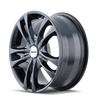 TR22 - 17in, Gloss Black, 17X7, 5x110/5x115, 40mm, 729419107208, 729419107208