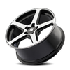 TF96 - 20in, Gloss Black Machined, 20X9, 5x114.3, 35mm, 729419180607, 729419180607