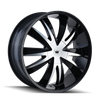 Edge - 22in, Gloss Black Machined, 22X8.5, 5x112/5x120, 35mm, 729419113018, 729419113018