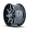 Rampage - 17in, Gloss Black Milled, 17X9, 6x135/6x139.7, 13mm, 729419130077, 729419130077